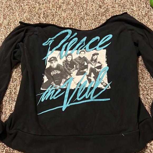 Pierce the Veil off shoulder sweater merch - Picture 1 of 4